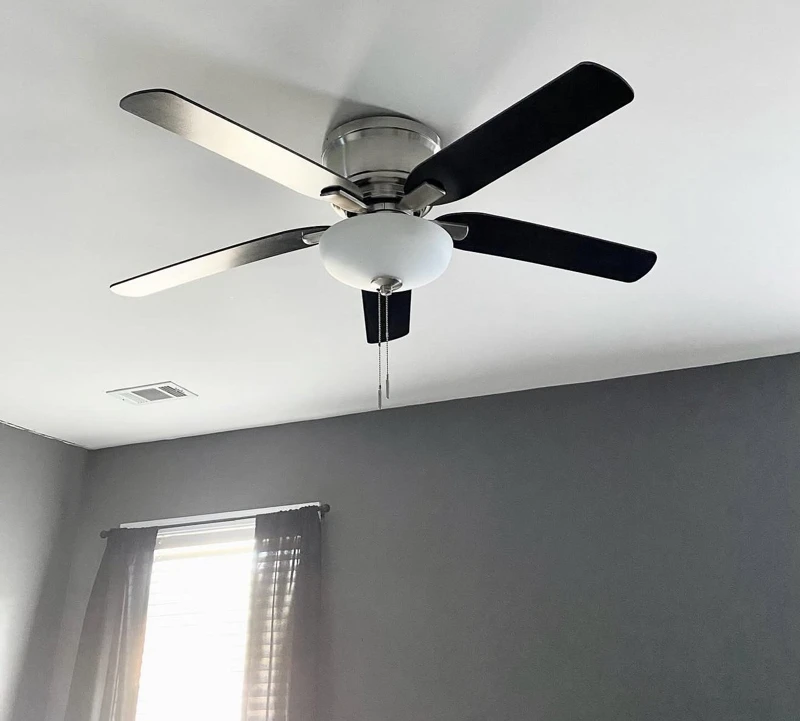 Ceiling Fan Update: before