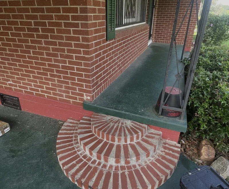 Handrail Installation: before