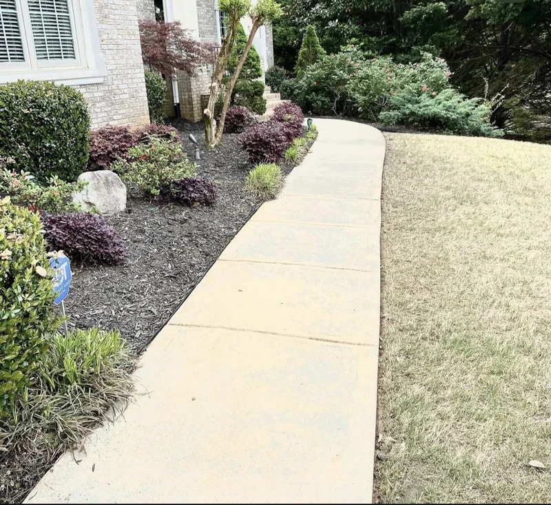 Walkway Pressure Washing: after